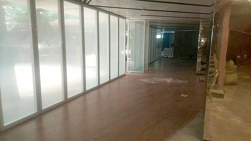 重慶酒店玻璃活動(dòng)隔斷